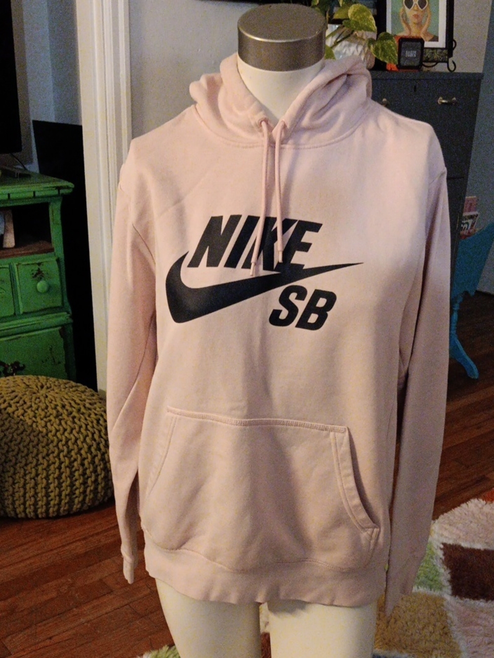 Nike SB Black and pink Men's sweatshirt  - Medium